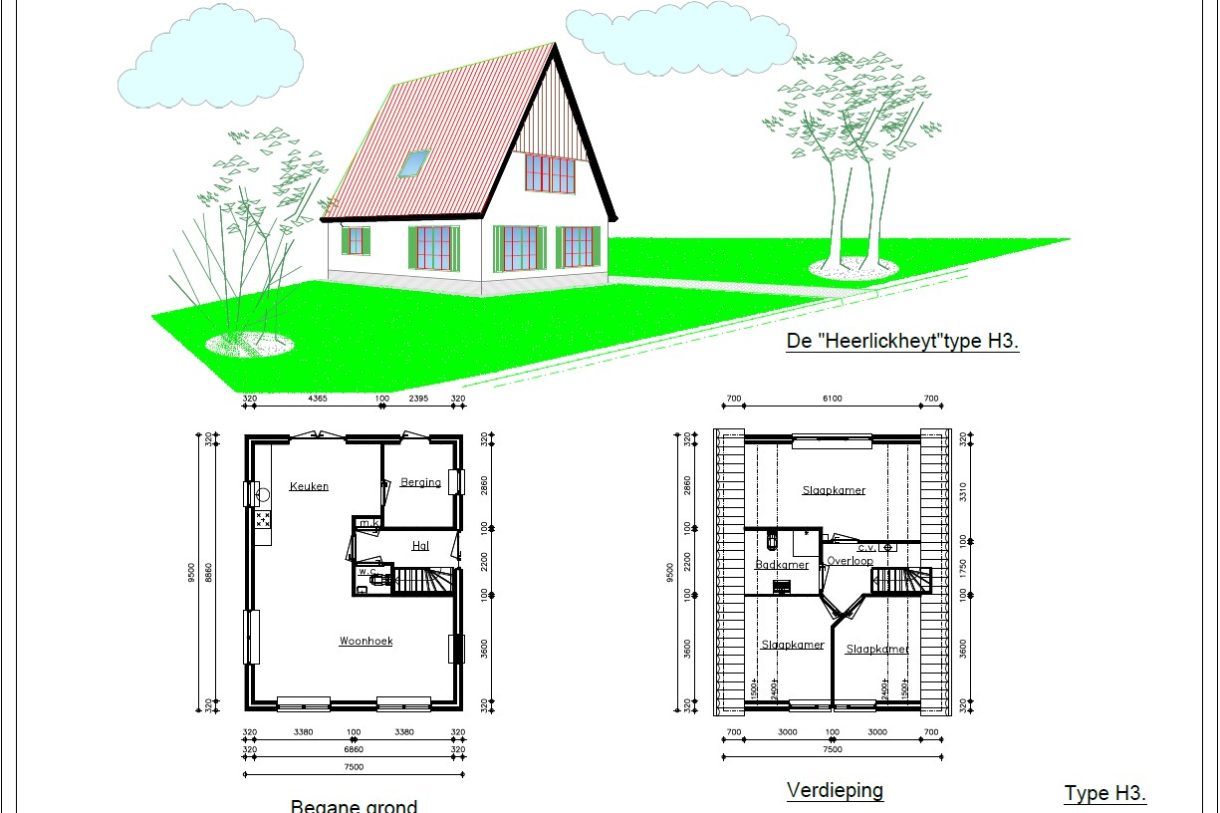Te Koop: Foto Woonhuis aan de Bosweg 15B 32 in Hoogersmilde